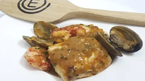 La Cocina del Pirata - Merluza con Carabineros y Almejas | Receta MasterChef La Cocina del Pirata