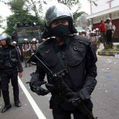 La policía de Indonesia en una imagen de archivo