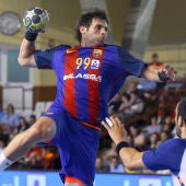 El lateral Antonio García, del FC Barcelona Lassa