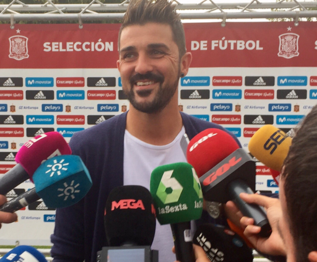 David Villa: "De lo que más orgulloso me siento es de poder jugar con la Selección" David Villa: "De lo que más orgulloso me siento es de poder jugar con la Selección"