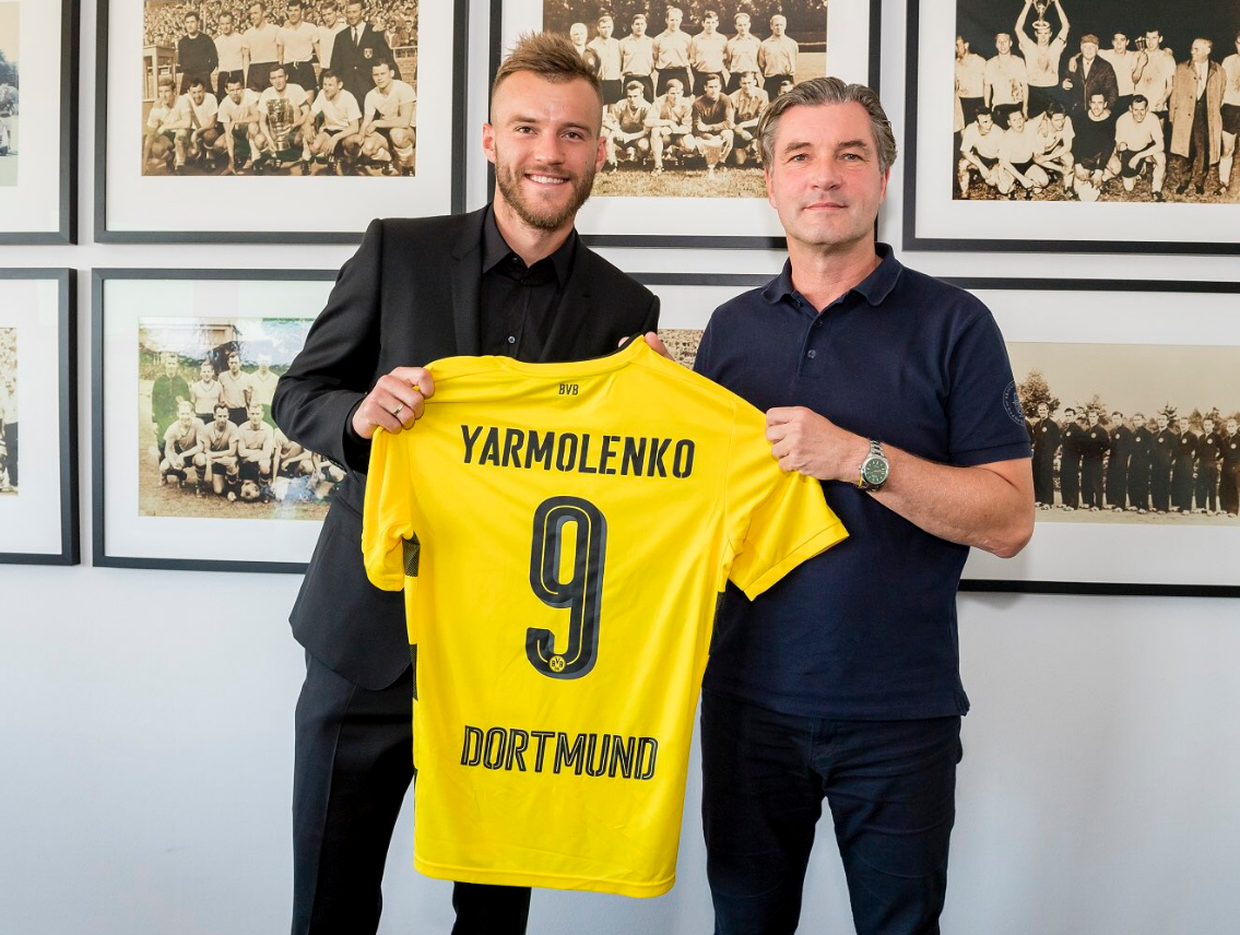 El Dortmund ficha e Yarmolenko como sustituto de Dembelé El Dortmund ficha e Yarmolenko como sustituto de Dembelé