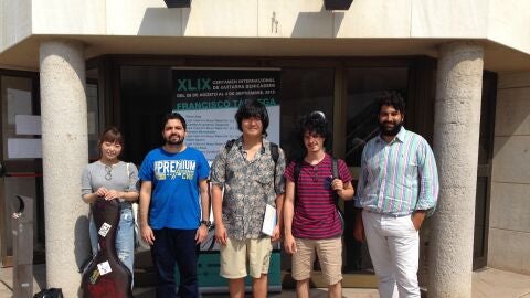 Finalistas del Certamen Internacional de Guitarra Francisco T&agrave;rrega de Benic&agrave;ssim.