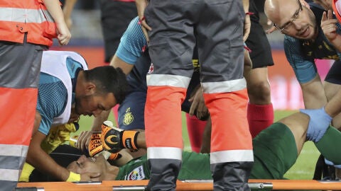 Andr&eacute;s Fern&aacute;ndez cae lesionado en Villarreal. 