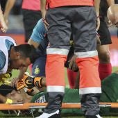 Andrés Fernández cae lesionado en Villarreal. 