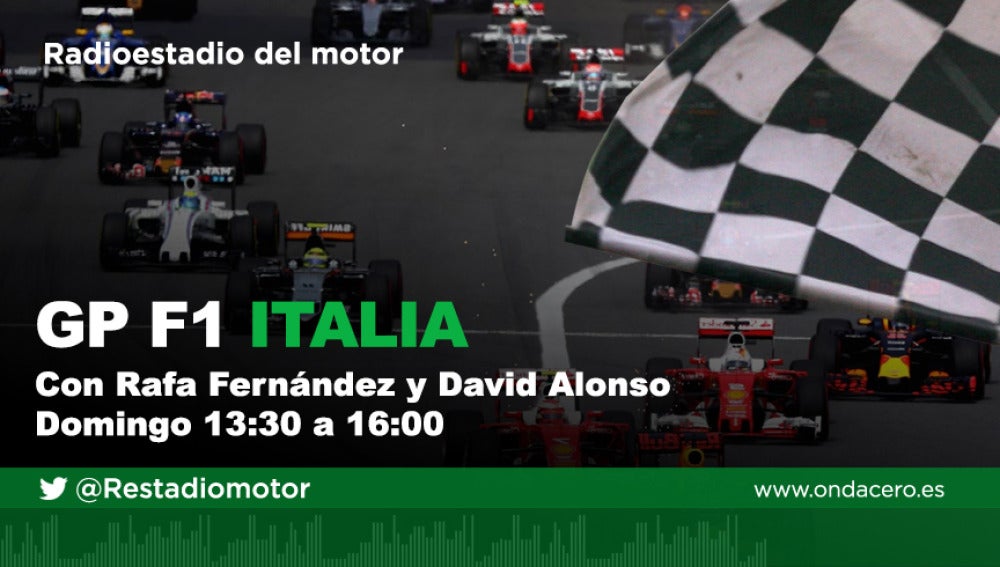 Gran Premio de F1 de Italia en Radioestadio del motor