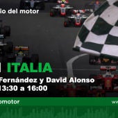 Gran Premio de F1 de Italia en Radioestadio del motor