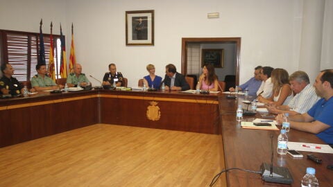 Reuni&oacute;n de la Junta Local de Seguridad de Santa Pola