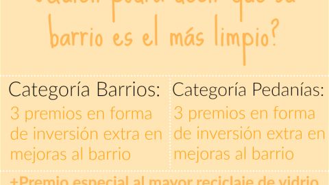 Campa&ntilde;a "Mi barrio, el m&aacute;s limpio"