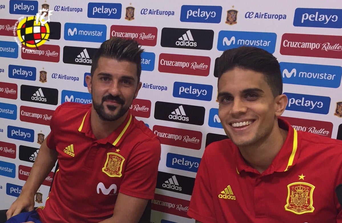 David Villa: "Marco Asensio está haciendo méritos para ser titular" David Villa: "Marco Asensio está haciendo méritos para ser titular"