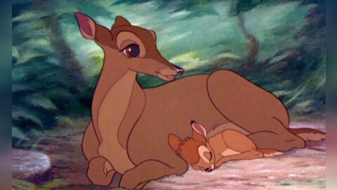 Bambi y su madre