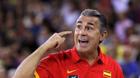 El seleccionador espa&ntilde;ol, Sergio Scariolo