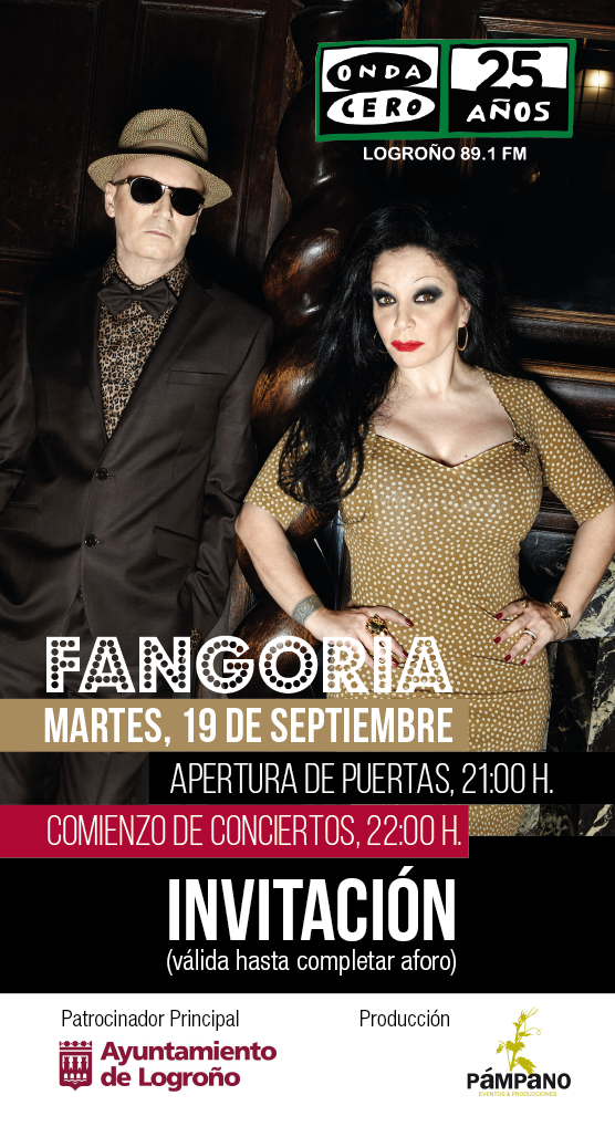 Onda Cero La Rioja celebra sus 25 años con un concierto de Fangoria Onda Cero La Rioja celebra sus 25 años con un concierto de Fangoria