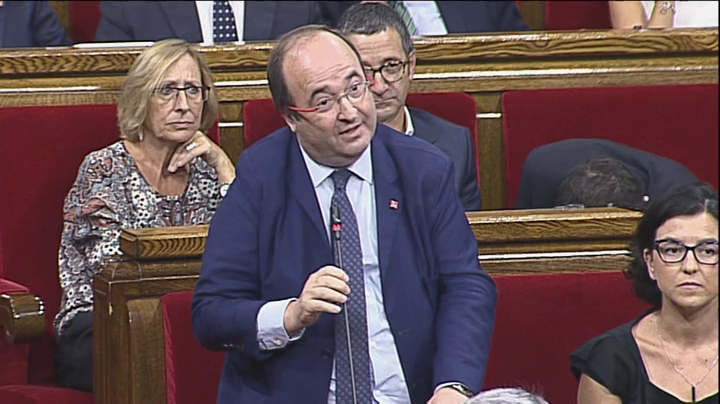 Iceta: "Miembros del PDeCat y del Gobierno han dicho que una DUI sería un verdadero desastre" Iceta: "Miembros del PDeCat y del Gobierno han dicho que una DUI sería un verdadero desastre"