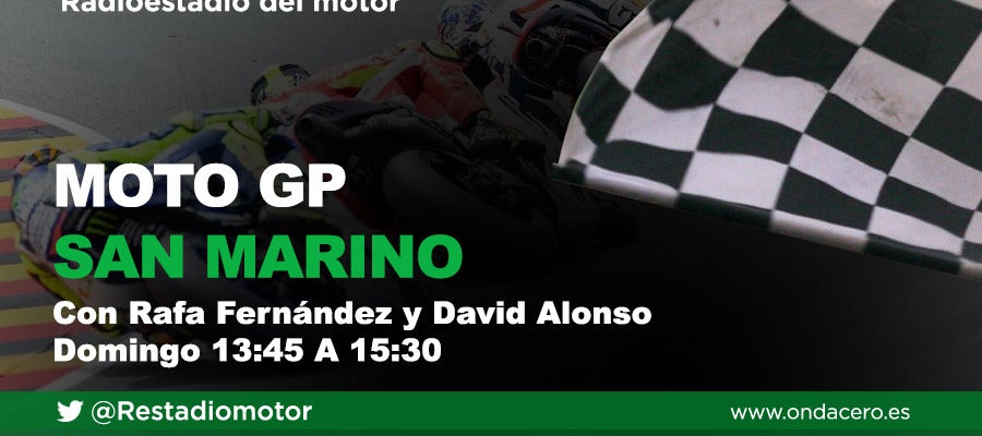 El GP de San Marino se corre en Radioestadio del motor El GP de San Marino se corre en Radioestadio del motor