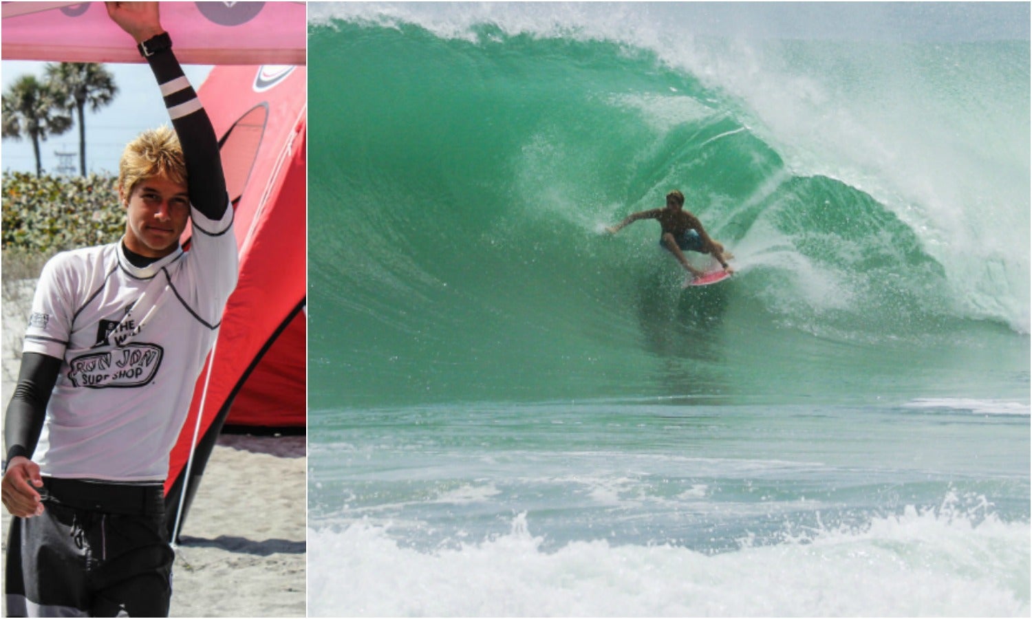 Muere la promesa del surf Zander Venezia a los 16 años tratando de coger olas en pleno huracán Irma Muere la promesa del surf Zander Venezia a los 16 años tratando de coger olas en pleno huracán Irma