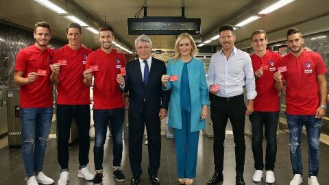 Inauguraci&oacute;n de la estaci&oacute;n de metro 'Estadio Metropolitano'