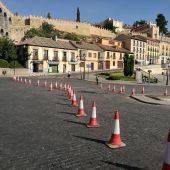 pavimento plaza oriental de segovia