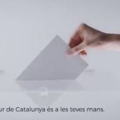 Imagen del spot del referéndum de Cataluña