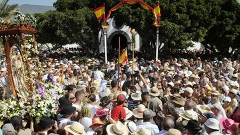 Bajada de la Virgen de El Socorro en Güimar, Tenerife Bajada de la Virgen de El Socorro en Güimar, Tenerife