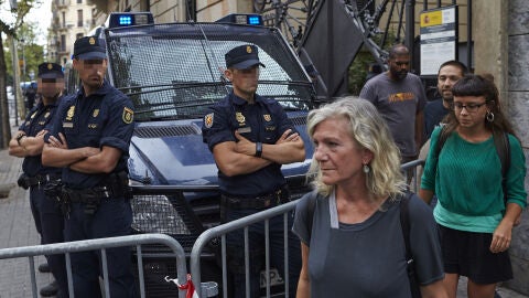 Las concejalas de la CUP en el Ayuntamiento de Barcelona