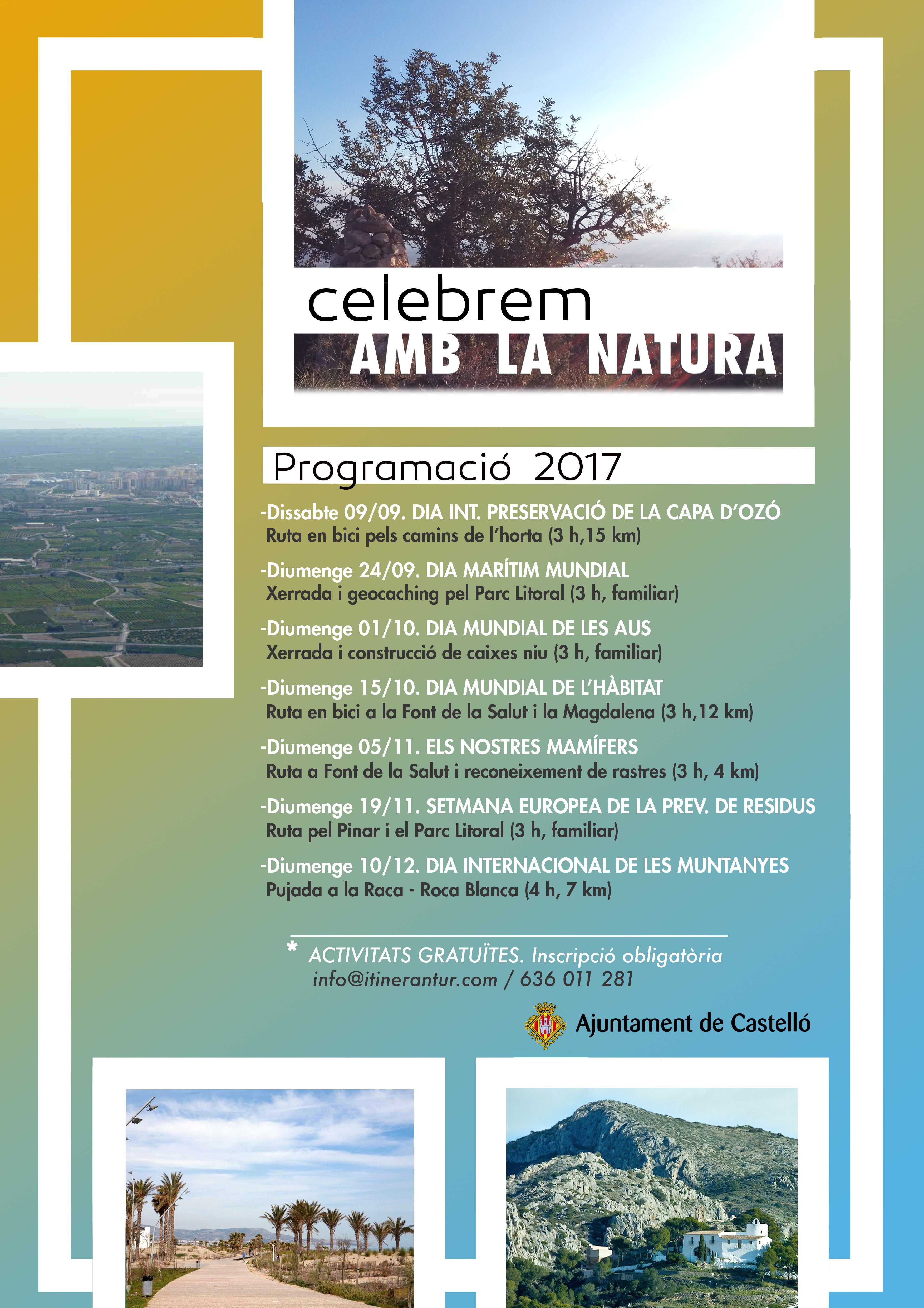 Castellón promueve la protección de la capa de ozono con una ruta en bicicleta por la Marjaleria Castellón promueve la protección de la capa de ozono con una ruta en bicicleta por la Marjaleria