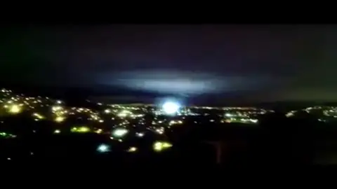 "Luces de terremoto" se han podido ver en el cielo de México "Luces de terremoto" se han podido ver en el cielo de México