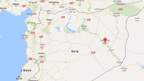 Ciudad de Deir al Zur, en el noreste de Siria