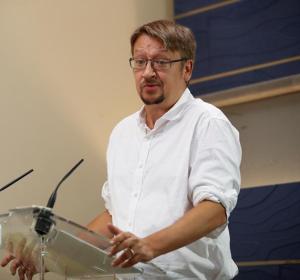 El líder de Catalunya en Comú, Xavier Domènech El líder de Catalunya en Comú, Xavier Domènech