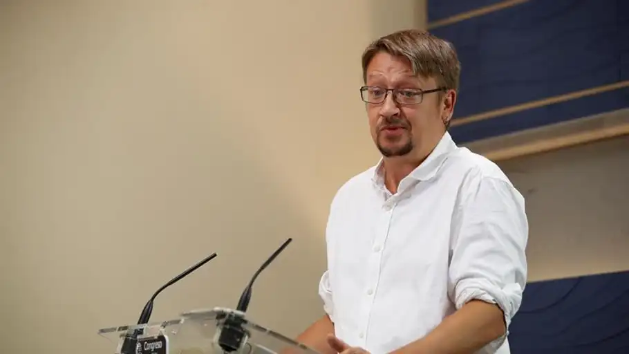 El líder de Catalunya en Comú, Xavier Domènech El líder de Catalunya en Comú, Xavier Domènech
