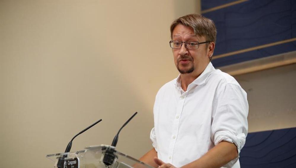 El líder de Catalunya en Comú, Xavier Domènech
