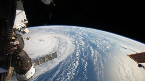 Hurac&aacute;n Irma desde la ISS