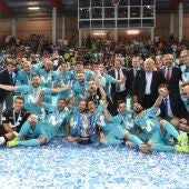 El Inter Movistar celebra su triunfo en la Supercopa de España
