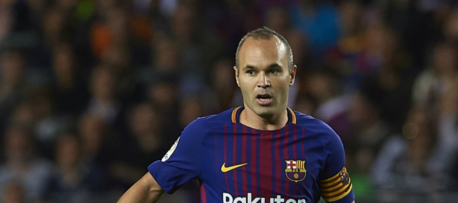 Iniesta, con el Barcelona Iniesta, con el Barcelona