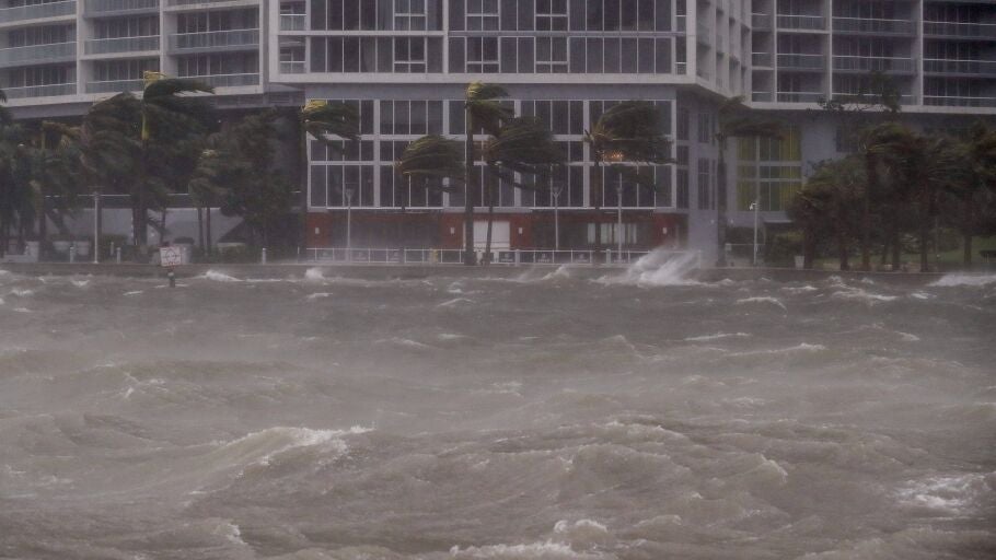 Hurac&aacute;n Irma en Miami, Florida