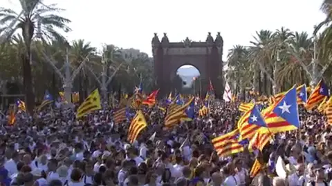 Celebración de la diada en el 2015 Celebración de la diada en el 2015