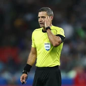 Skomina, en un partido Skomina, en un partido