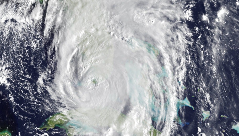 Imagen del huracán facilitada por la NASA