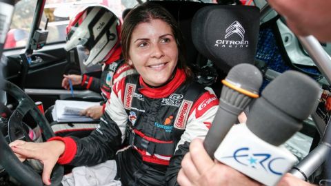Emma Falc&oacute;n, piloto del ERC