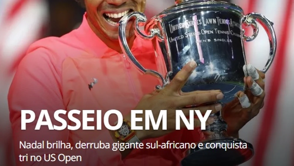 Elogios de la prensa brasileña a Nadal Elogios de la prensa brasileña a Nadal