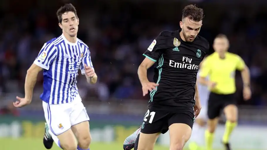 Borja Mayoral en su partido contra la Real Sociedad. Borja Mayoral en su partido contra la Real Sociedad.