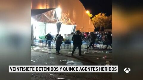 Detenidas 27 personas durante una batalla campal en las fiestas de Majadahonda