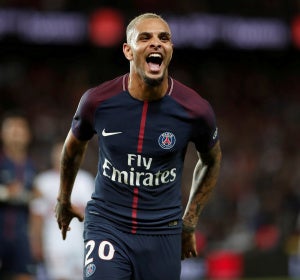 Kurzawa en un partido con el PSG Kurzawa en un partido con el PSG