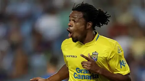 Remy, delantero de Las Palmas. Remy, delantero de Las Palmas.