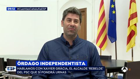 Un alcalde del PSC que facilitar&aacute; el refer&eacute;ndum ilegal del 1-O: "&iquest;Qu&eacute; partido pol&iacute;tico est&aacute; por delante de la voluntad de la gente?"