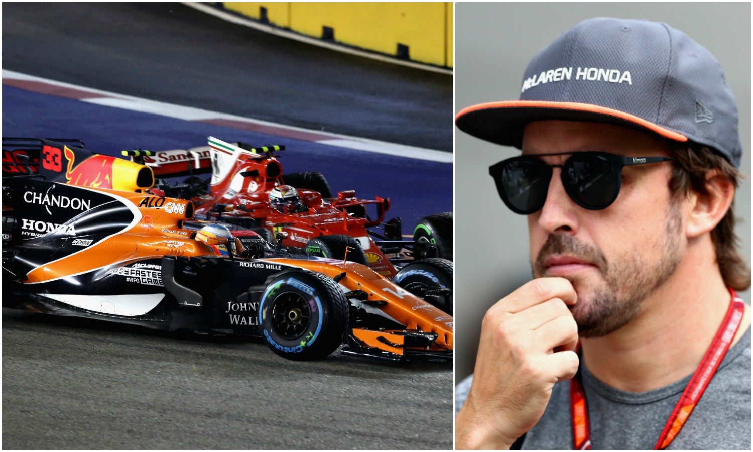McLaren filtra que Fernando Alonso pagó su 'frustración' con la pared de su habitación tras el accidente McLaren filtra que Fernando Alonso pagó su 'frustración' con la pared de su habitación tras el accidente