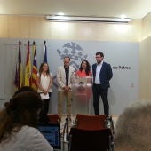 María Ramos, Biel Barceló, Angelica Pastor y Antoni Noguera presentan los datos de las inspecciones en Palma
