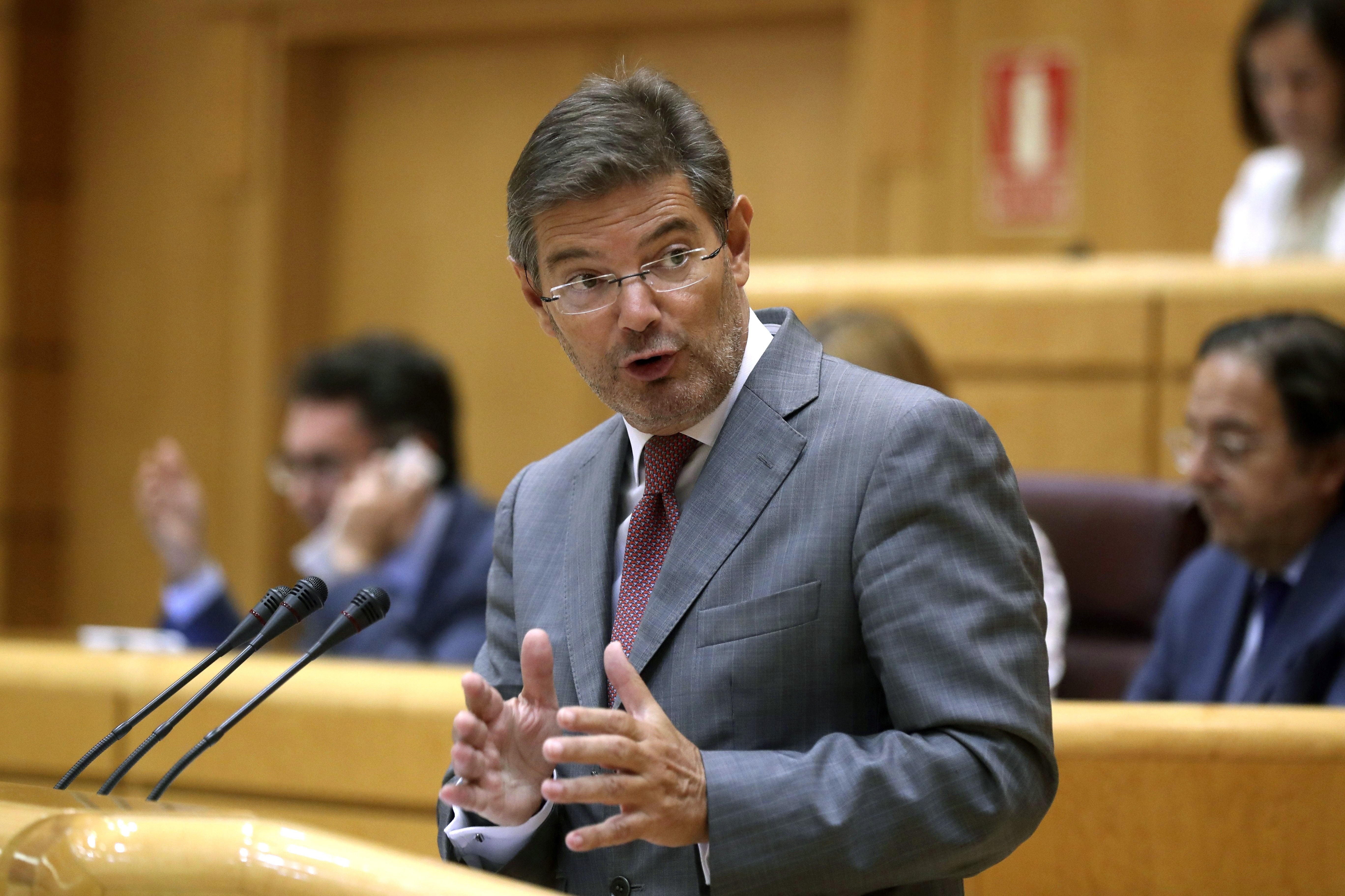 Catalá: "Nadie promoverá declaración de independencia unilateral en Cataluña" Catalá: "Nadie promoverá declaración de independencia unilateral en Cataluña"