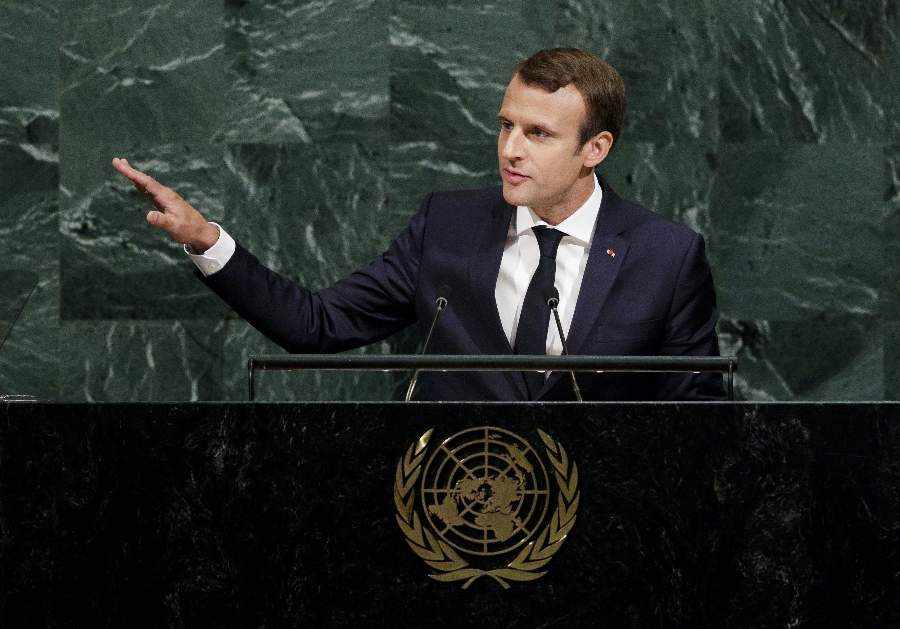 Macron dice que el Acuerdo de París sobre clima "no será renegociado" Macron dice que el Acuerdo de París sobre clima "no será renegociado"