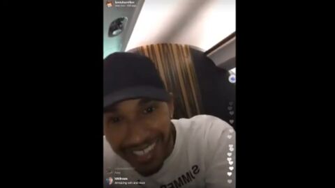 Hamilton en el videochat