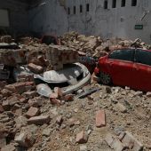 Imagen de los restos del terremoto en México.